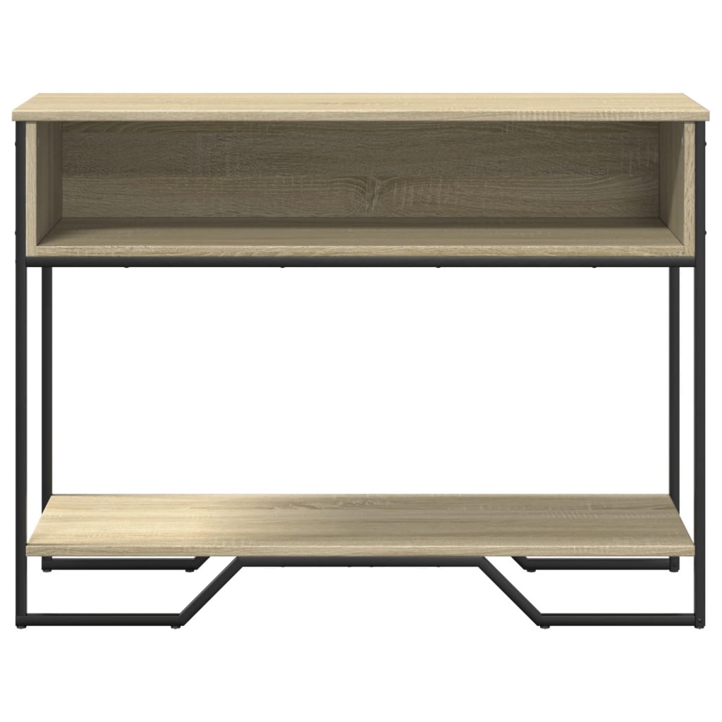 vidaXL Τραπέζι Κονσόλα Sonoma Δρυς 100x35x74,5 εκ. Επεξεργασμένο Ξύλο