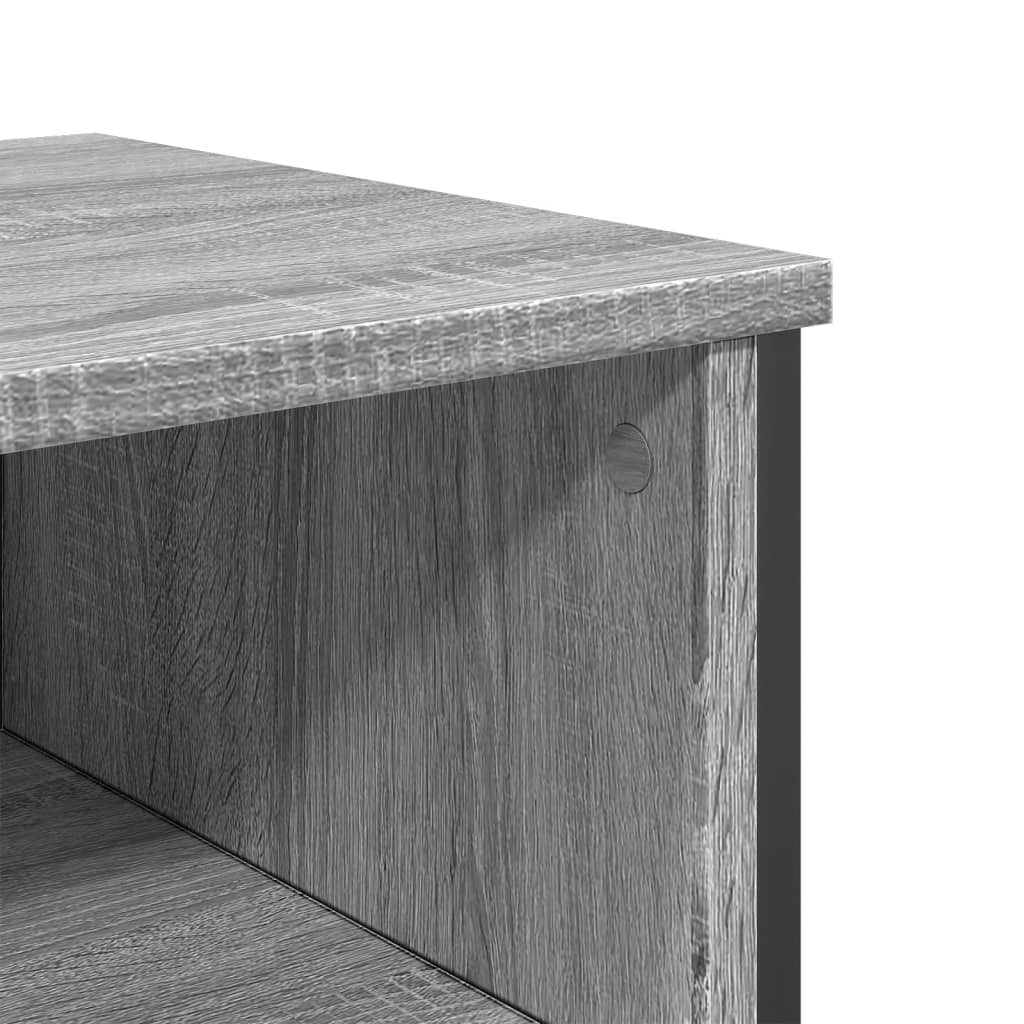 vidaXL Τραπέζι Κονσόλα Γκρι Sonoma 100x35x74,5 εκ. Επεξεργασμένο Ξύλο