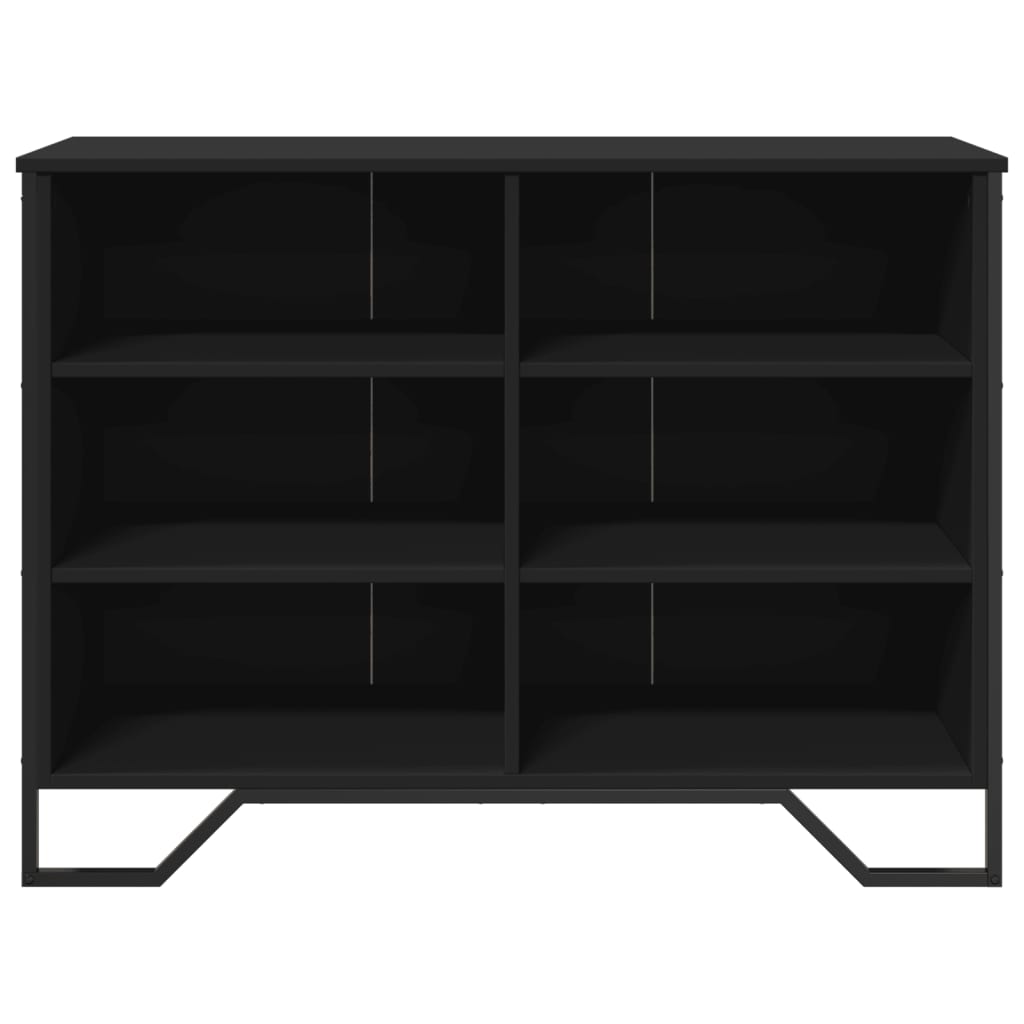 vidaXL Συρταριέρα Μαύρη 101x35,5x74,5 εκ. από Επεξεργασμένο Ξύλο