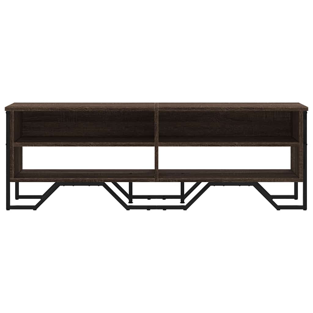 vidaXL Έπιπλο Τηλεόρασης Καπνιστή Δρυς 122x34x41εκ. Επεξεργασμένο Ξύλο