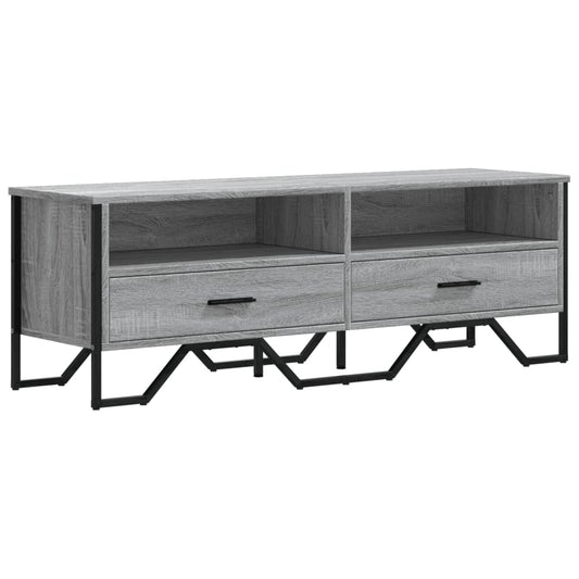 vidaXL Έπιπλο Τηλεόρασης Γκρι Sonoma 122x34x41 εκ. από Επεξεργ. Ξύλο
