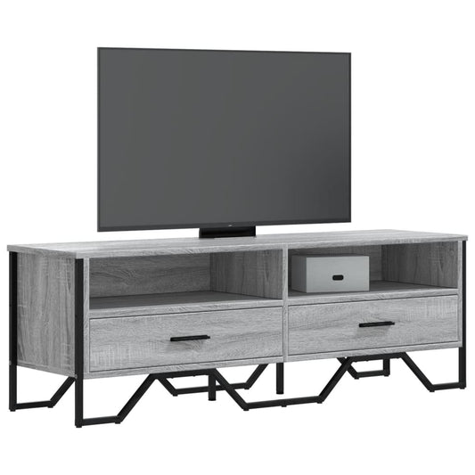 vidaXL Έπιπλο Τηλεόρασης Γκρι Sonoma 122x34x41 εκ. από Επεξεργ. Ξύλο