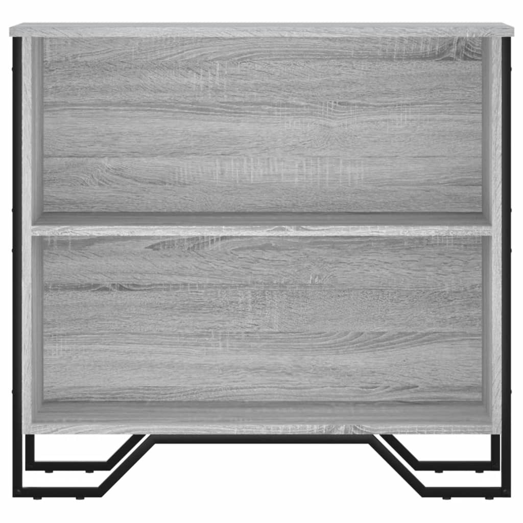 vidaXL Βιβλιοθήκη Γκρι Sonoma 80x31x74,5 εκ. από Επεξεργ. Ξύλο