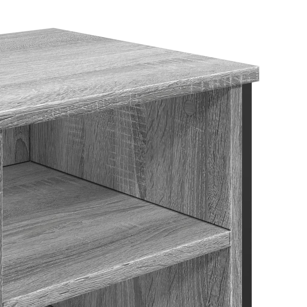 vidaXL Ντουλάπι Νιπτήρα Μπάνιου Γκρι Sonoma 91x35x60 εκ. Επεξ. Ξύλο