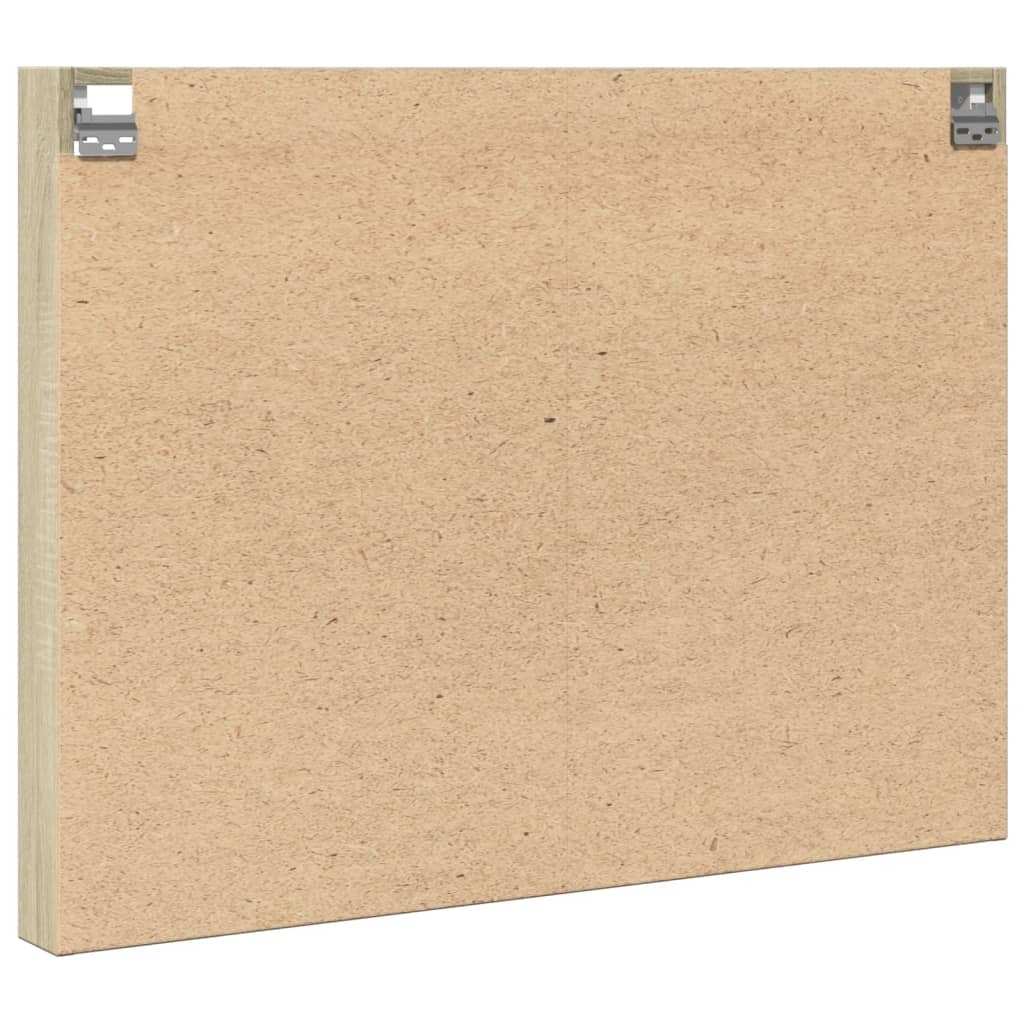 vidaXL Βιτρίνα Χρώμα Sonoma Δρυς 100x8,5x75 εκ. από Επεξεργασμένο Ξύλο