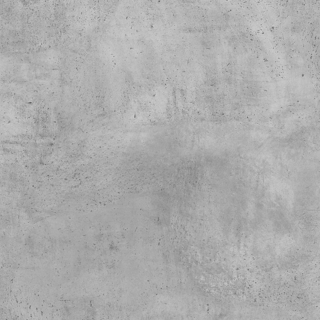 vidaXL Βιτρίνα Γκρι Σκυροδέματος 100x8,5x75 εκ. από Επεξεργασμένο Ξύλο