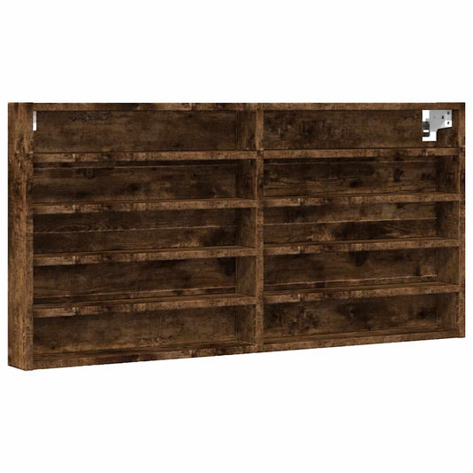 vidaXL Βιτρίνα Καπνιστή Δρυς 100x8,5x50 εκ. από Επεξεργασμένο Ξύλο