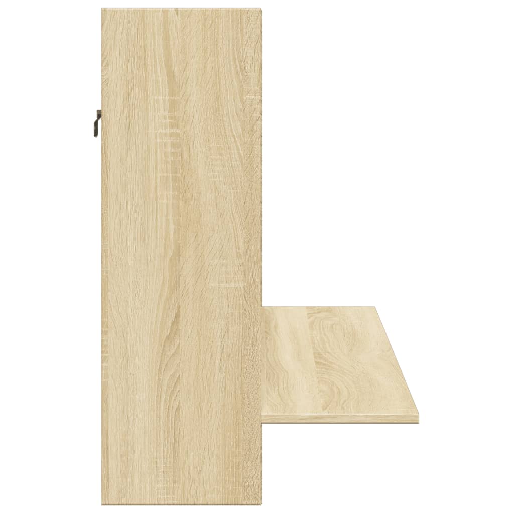 vidaXL Γραφείο Τοίχου Sonoma Δρυς 105x48x75 εκ. από Επεξεργασμένο Ξύλο