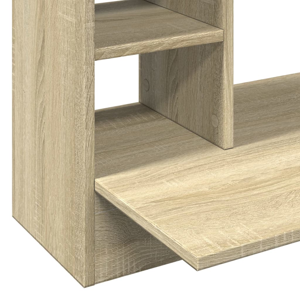 vidaXL Γραφείο Τοίχου Sonoma Δρυς 105x48x75 εκ. από Επεξεργασμένο Ξύλο