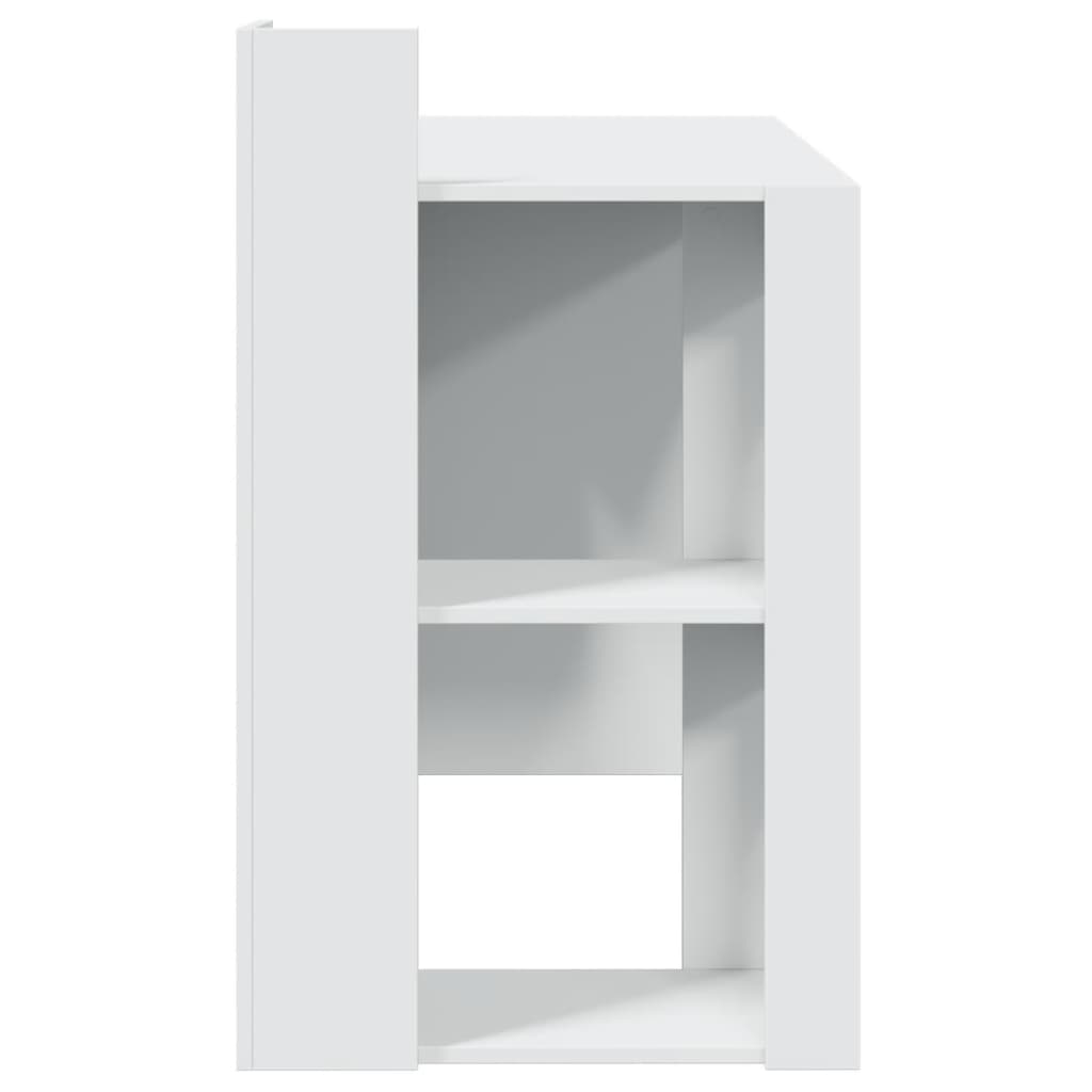 vidaXL Γραφείο Λευκό 103,5x56,5x94 εκ. από Επεξεργασμένο Ξύλο