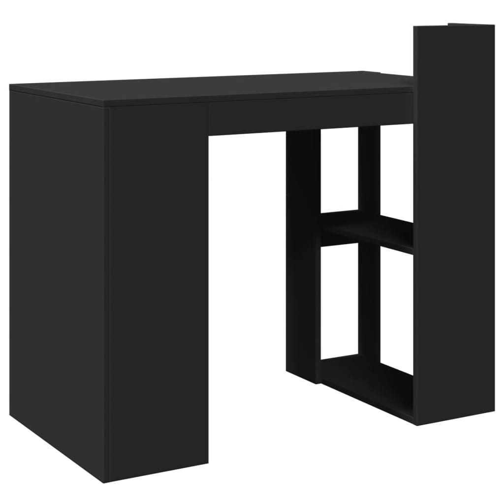 vidaXL Γραφείο Μαύρο 103,5x56,5x94 εκ. από Επεξεργασμένο Ξύλο