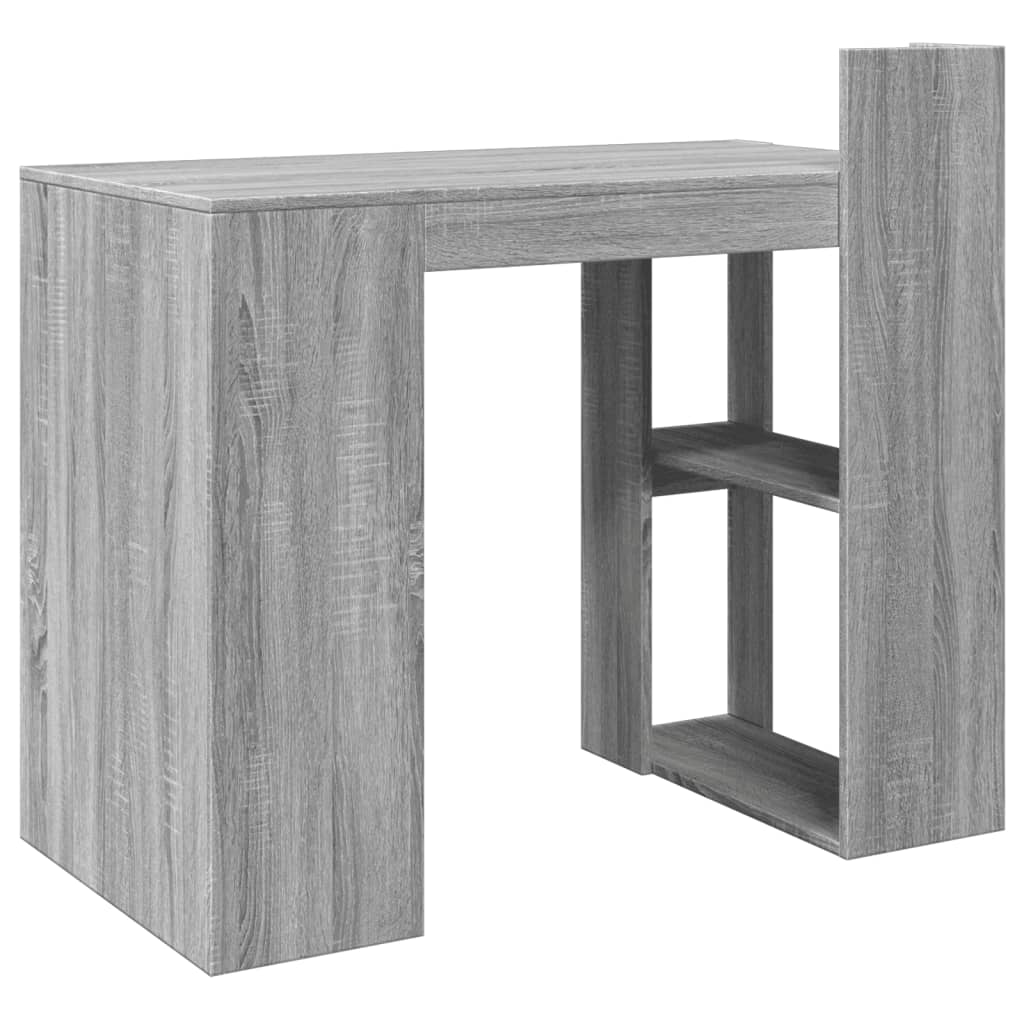 vidaXL Γραφείο Γκρι Sonoma 103,5x56,5x94 εκ. από Επεξεργασμένο Ξύλο