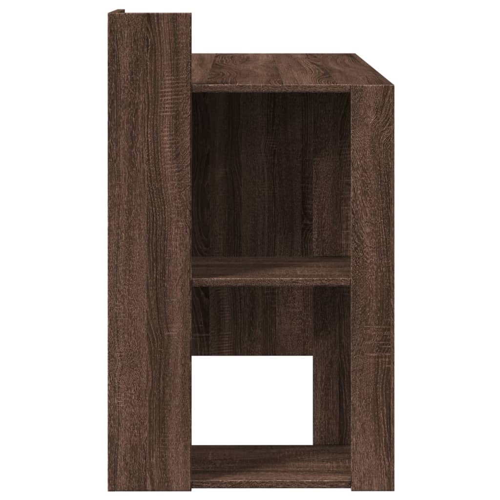 vidaXL Γραφείο Καφέ Δρυς 103,5x56,5x94 εκ. από Επεξεργασμένο Ξύλο