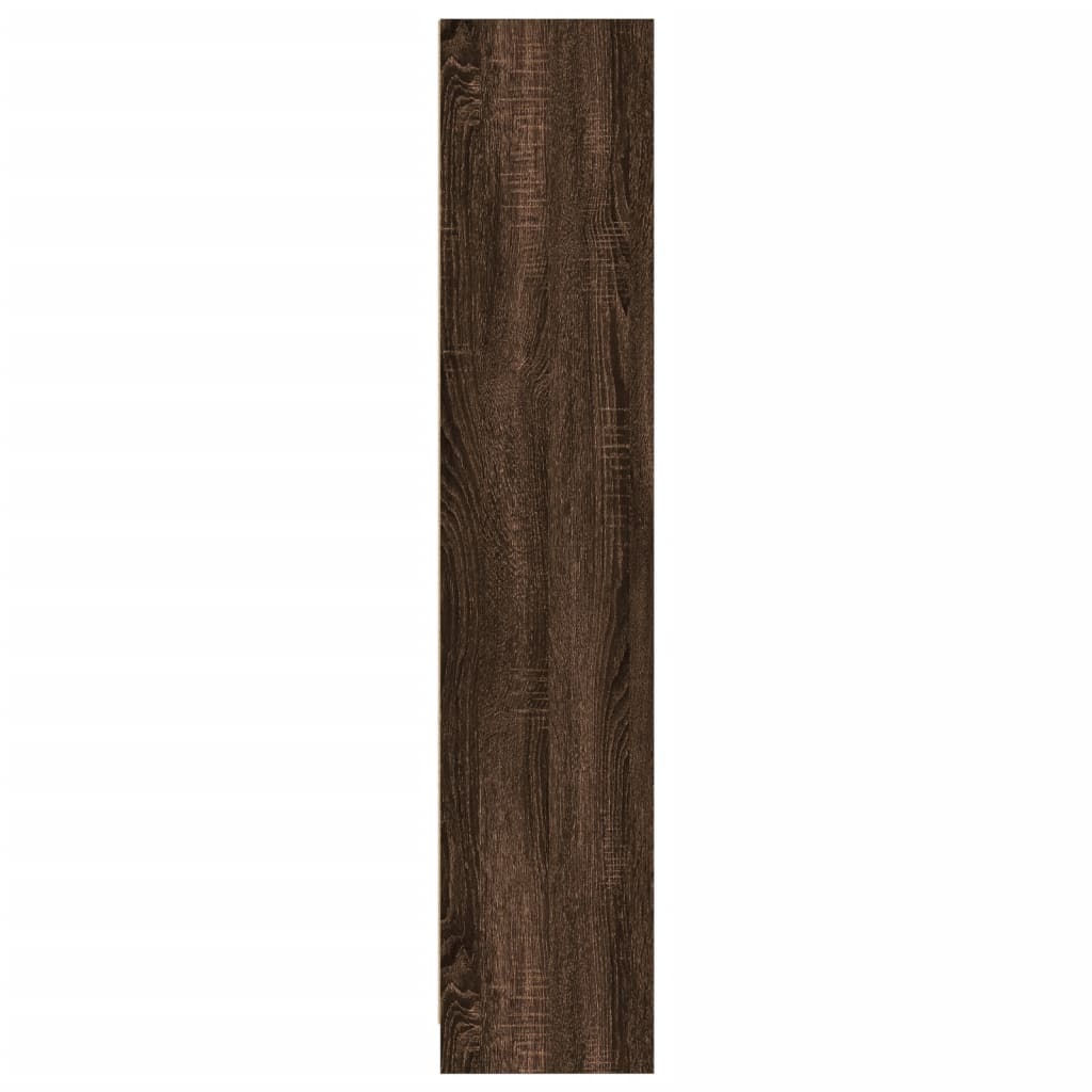 vidaXL Βιβλιοθήκη Καφέ Δρυς 57x28,5x107,5 εκ. από Επεξεργασμένο Ξύλο