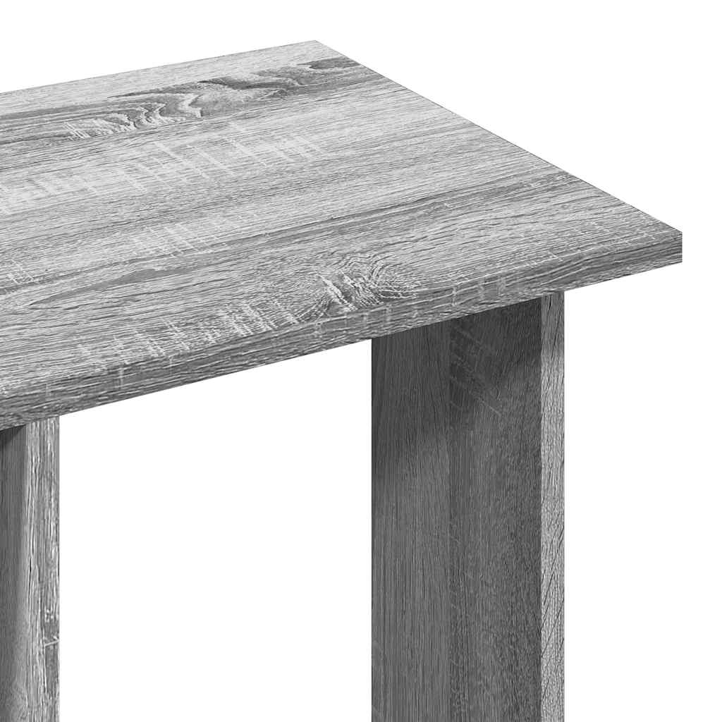 vidaXL Ντουλάπα με Ροδάκια Γκρι Sonoma 102x38x110 εκ. από Επεξ. Ξύλο