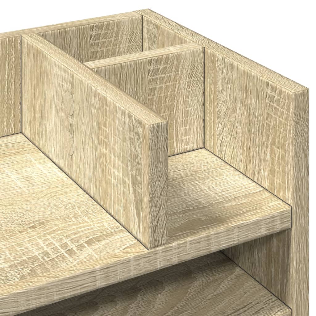 vidaXL Έπιπλο Οργάνωσης Γραφείου Sonoma Δρυς 44,5x24x25 εκ Επεξ. Ξύλο
