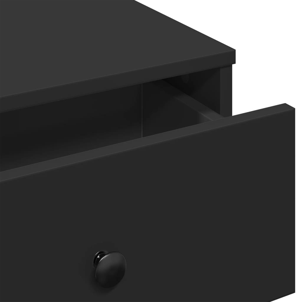 vidaXL Τραπεζάκι Σαλονιού Μαύρο 60x45x31 εκ. από Επεξεργασμένο Ξύλο