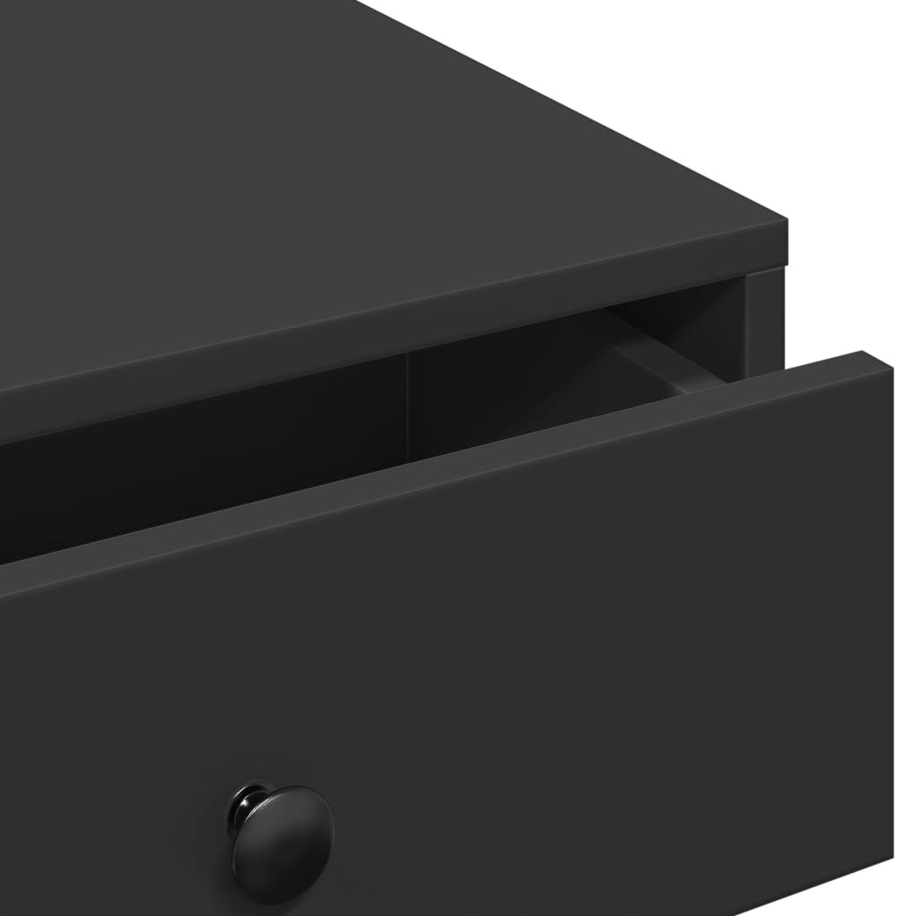 vidaXL Τραπεζάκι Σαλονιού Μαύρο 90 x 90 x 28 εκ. Επεξεργασμένο Ξύλο