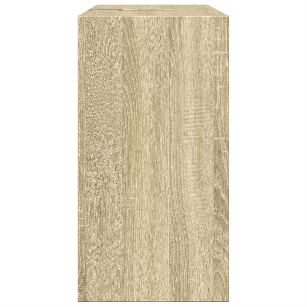 vidaXL Ντουλάπι Νιπτήρα Sonoma Δρυς 63x29x55 εκ. Επεξεργασμένο Ξύλο