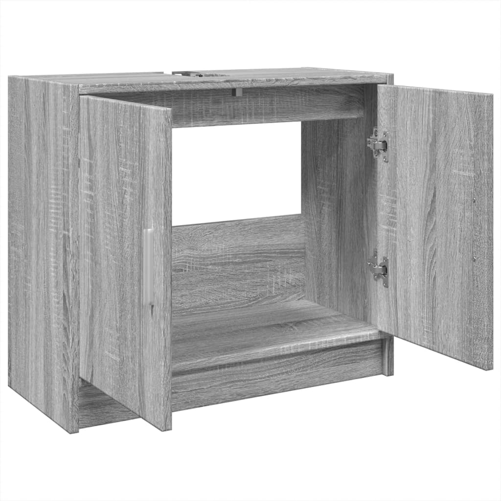 vidaXL Ντουλάπι Νιπτήρα Grey Sonoma 63x29x55 εκ. Επεξεργασμένο Ξύλο
