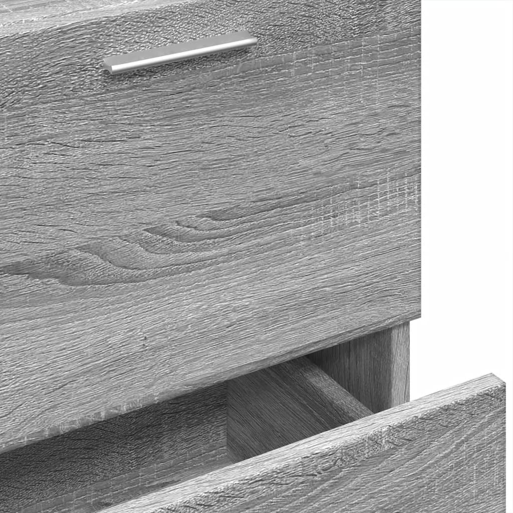 vidaXL Ντουλάπι Νιπτήρα Γκρι Sonoma 40x37x59 εκ. Επεξεργασμένο Ξύλο