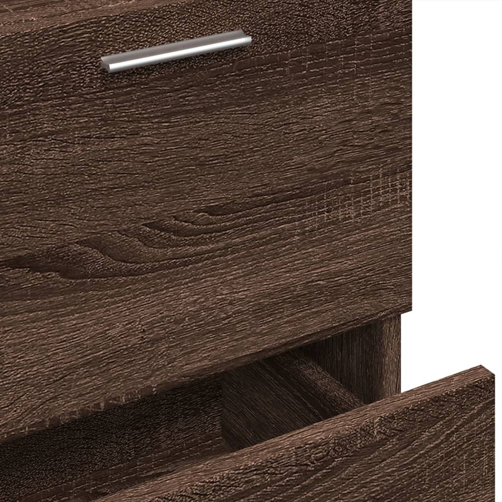 vidaXL Ντουλάπι Νιπτήρα Καφέ Δρυς 40x37x59 εκ. Επεξεργασμένο Ξύλο