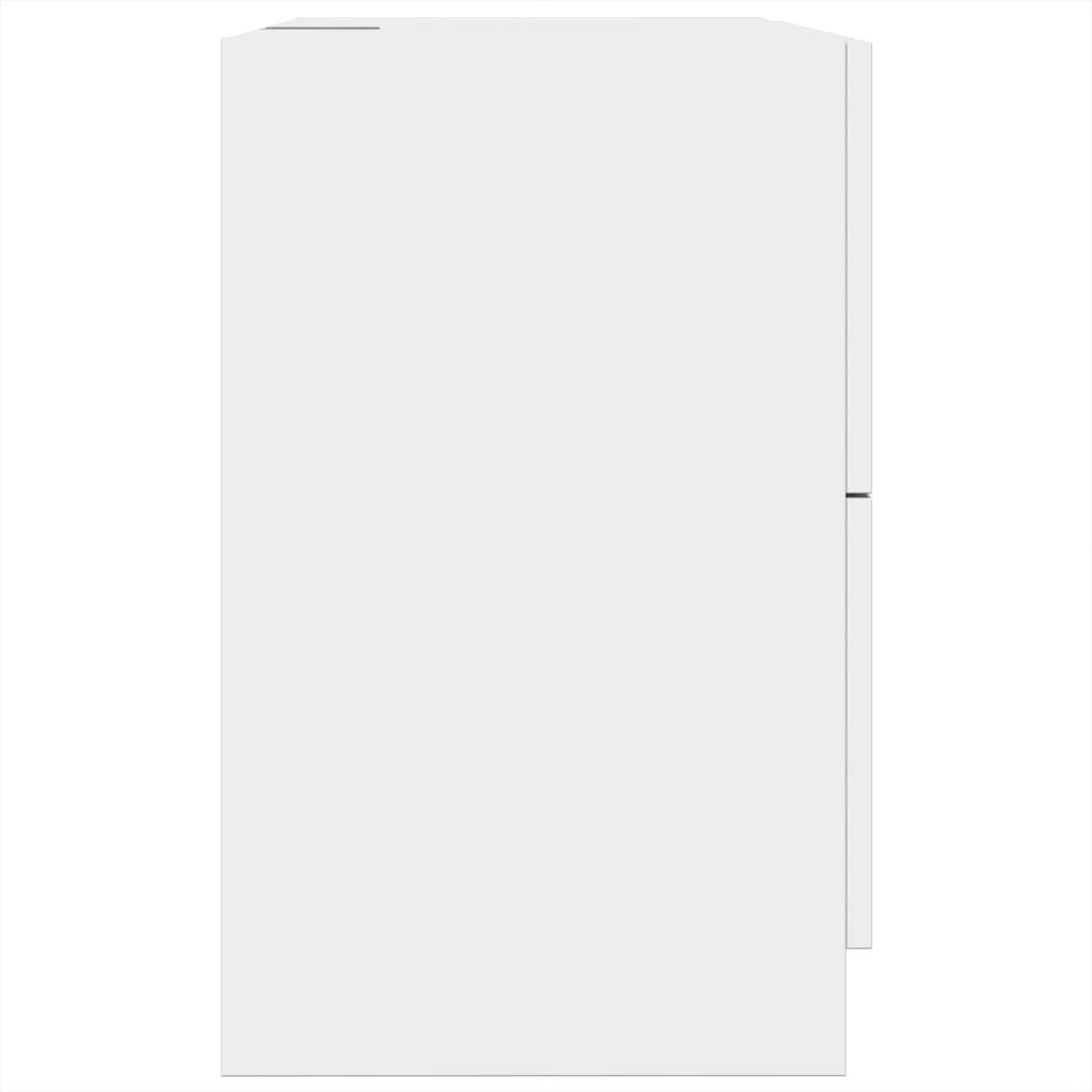 vidaXL Ντουλάπι Νιπτήρα Λευκό 59x37x59 εκ. Επεξεργασμένο Ξύλο