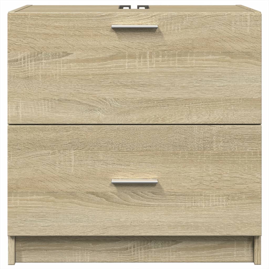 vidaXL Ντουλάπι Νιπτήρα Sonoma Δρυς 59x37x59 εκ. Επεξεργασμένο Ξύλο