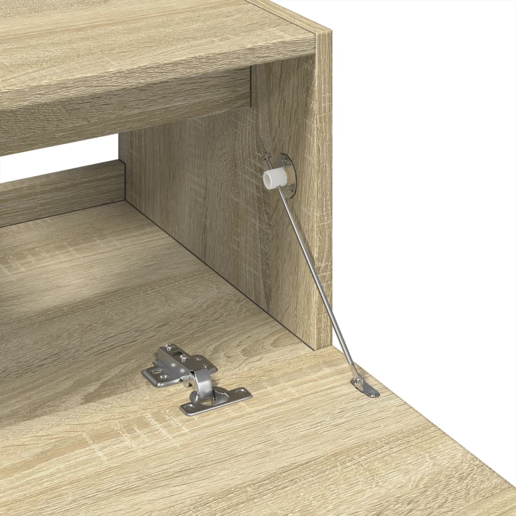 vidaXL Ντουλάπι Νιπτήρα Sonoma Δρυς 59x37x59 εκ. Επεξεργασμένο Ξύλο