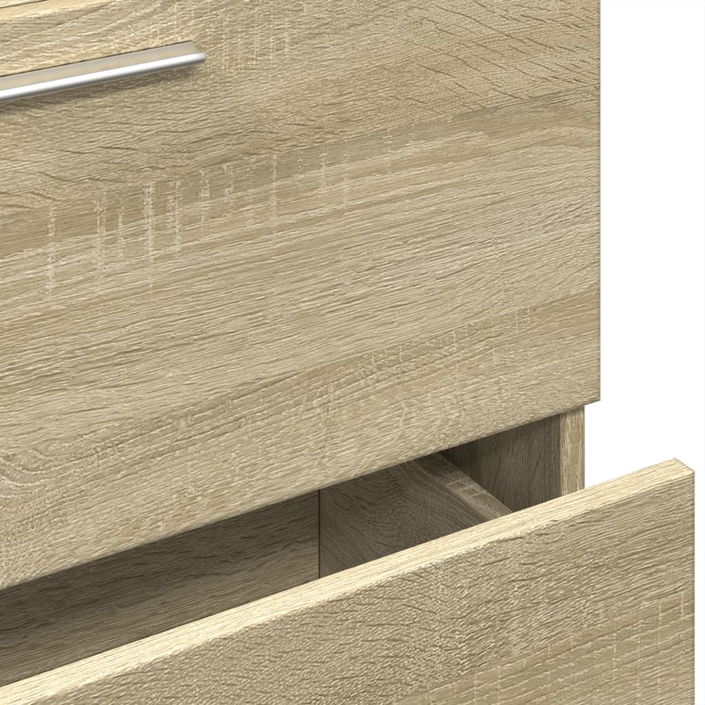 vidaXL Ντουλάπι Νιπτήρα Sonoma Δρυς 59x37x59 εκ. Επεξεργασμένο Ξύλο