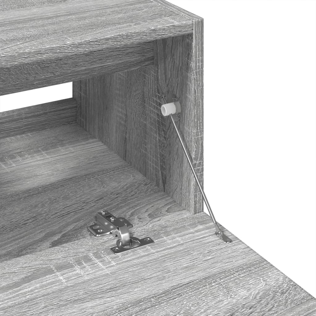 vidaXL Ντουλάπι Νιπτήρα Grey Sonoma 59x37x59 εκ. Επεξεργασμένο Ξύλο
