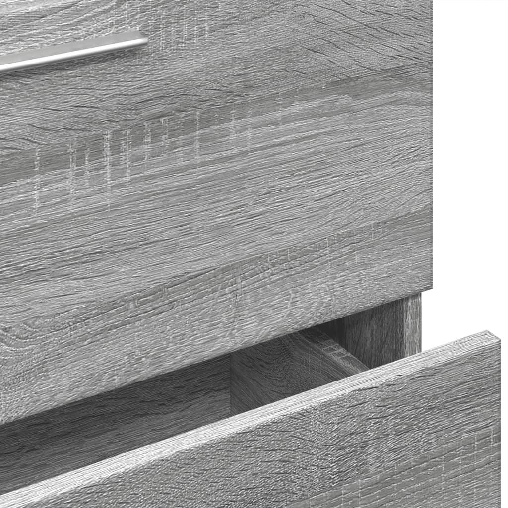 vidaXL Ντουλάπι Νιπτήρα Grey Sonoma 59x37x59 εκ. Επεξεργασμένο Ξύλο