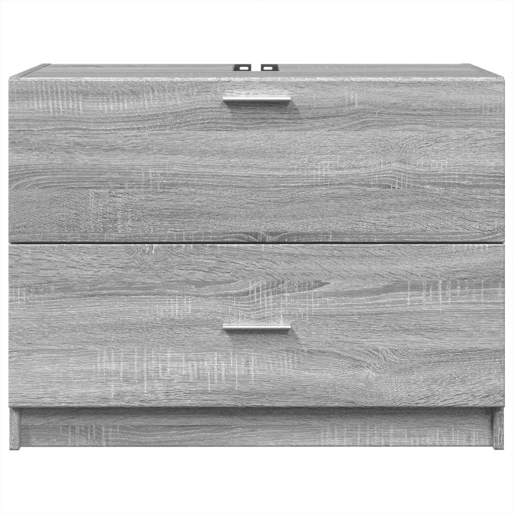 vidaXL Ντουλάπι Νιπτήρα Grey Sonoma 78x37x59 εκ. Επεξεργασμένο Ξύλο