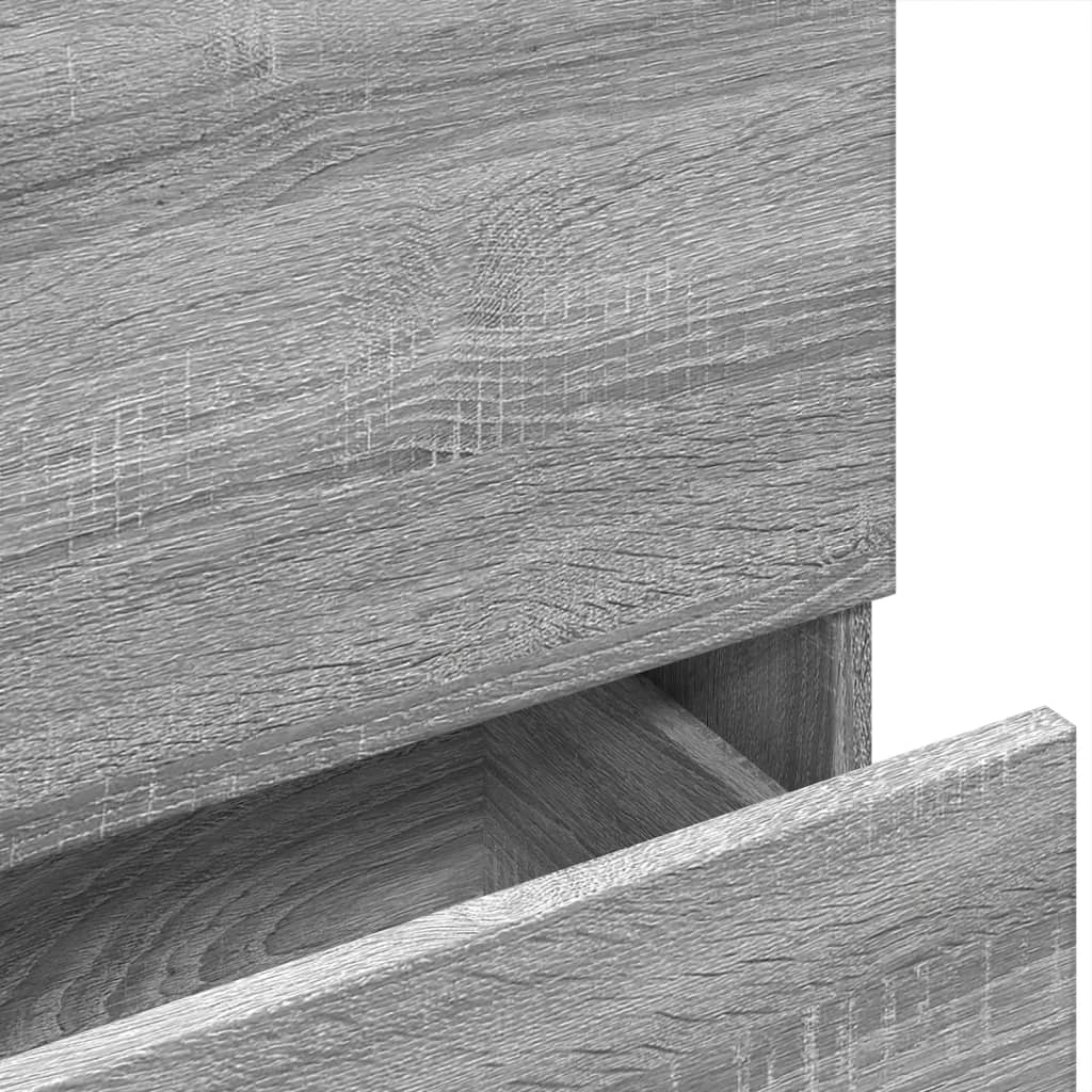 vidaXL Ντουλάπι Νιπτήρα Grey Sonoma 78x37x59 εκ. Επεξεργασμένο Ξύλο