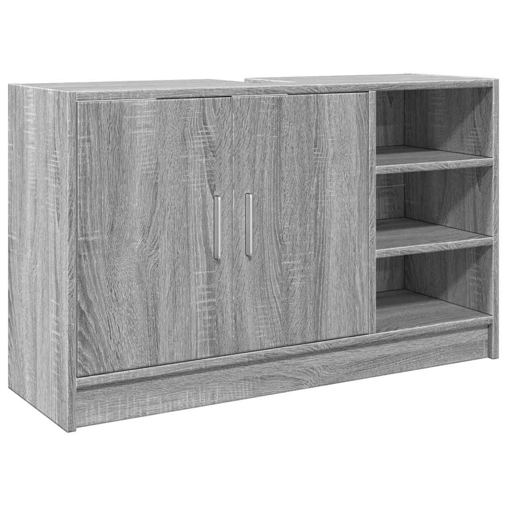 vidaXL Ντουλάπι Νιπτήρα Grey Sonoma 90x29x55 εκ. Επεξεργασμένο Ξύλο