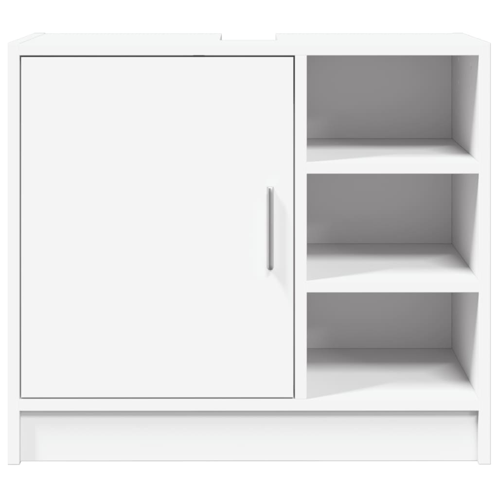 vidaXL Ντουλάπι Νιπτήρα Λευκό 63x29x55 εκ. Επεξ. Ξύλο