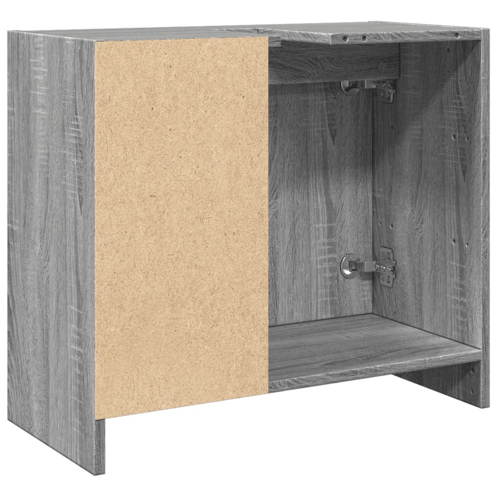 vidaXL Ντουλάπι Νιπτήρα Grey Sonoma 63x29x55 εκ. Επεξεργασμένο Ξύλο