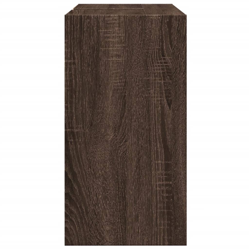 vidaXL Ντουλάπι Νιπτήρα Καφέ δρυς 63x29x55 εκ. Επεξεργασμένο Ξύλο
