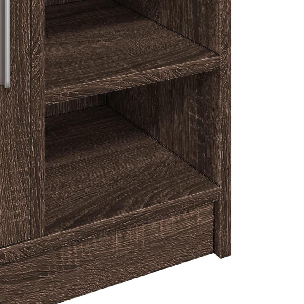 vidaXL Ντουλάπι Νιπτήρα Καφέ δρυς 63x29x55 εκ. Επεξεργασμένο Ξύλο