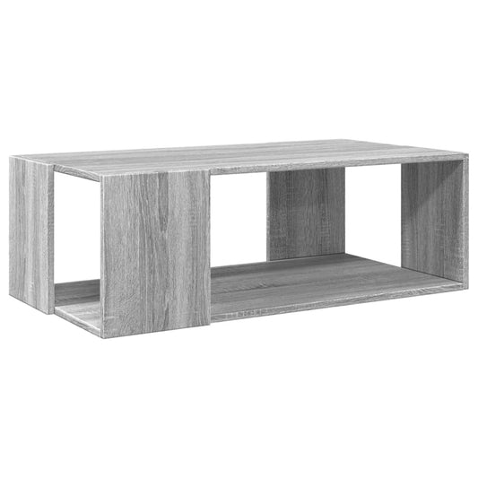 vidaXL Τραπεζάκι Σαλονιού Γκρι Sonoma 89,5x48x30 εκ.