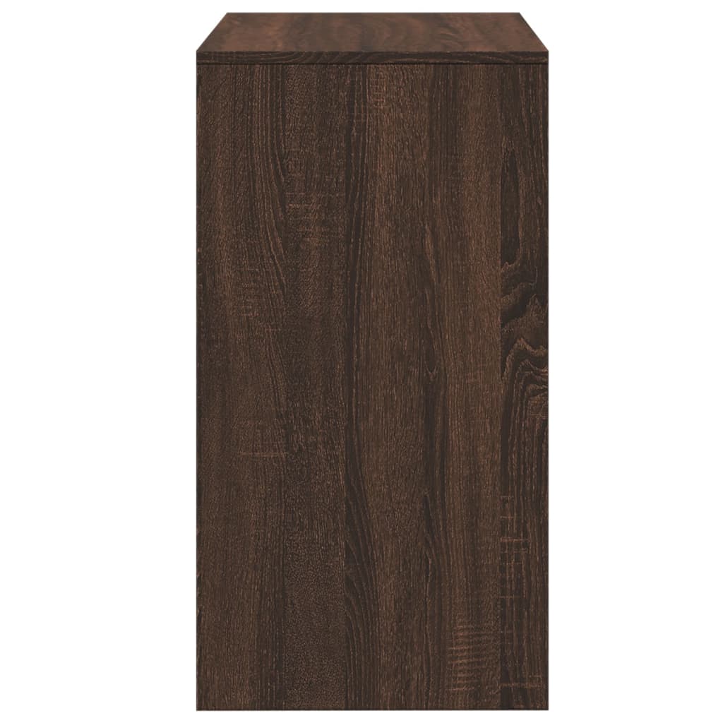 vidaXL Μπουντουάρ με Καθρέφτη Καφέ Δρυς 60x40x113,5 εκ.