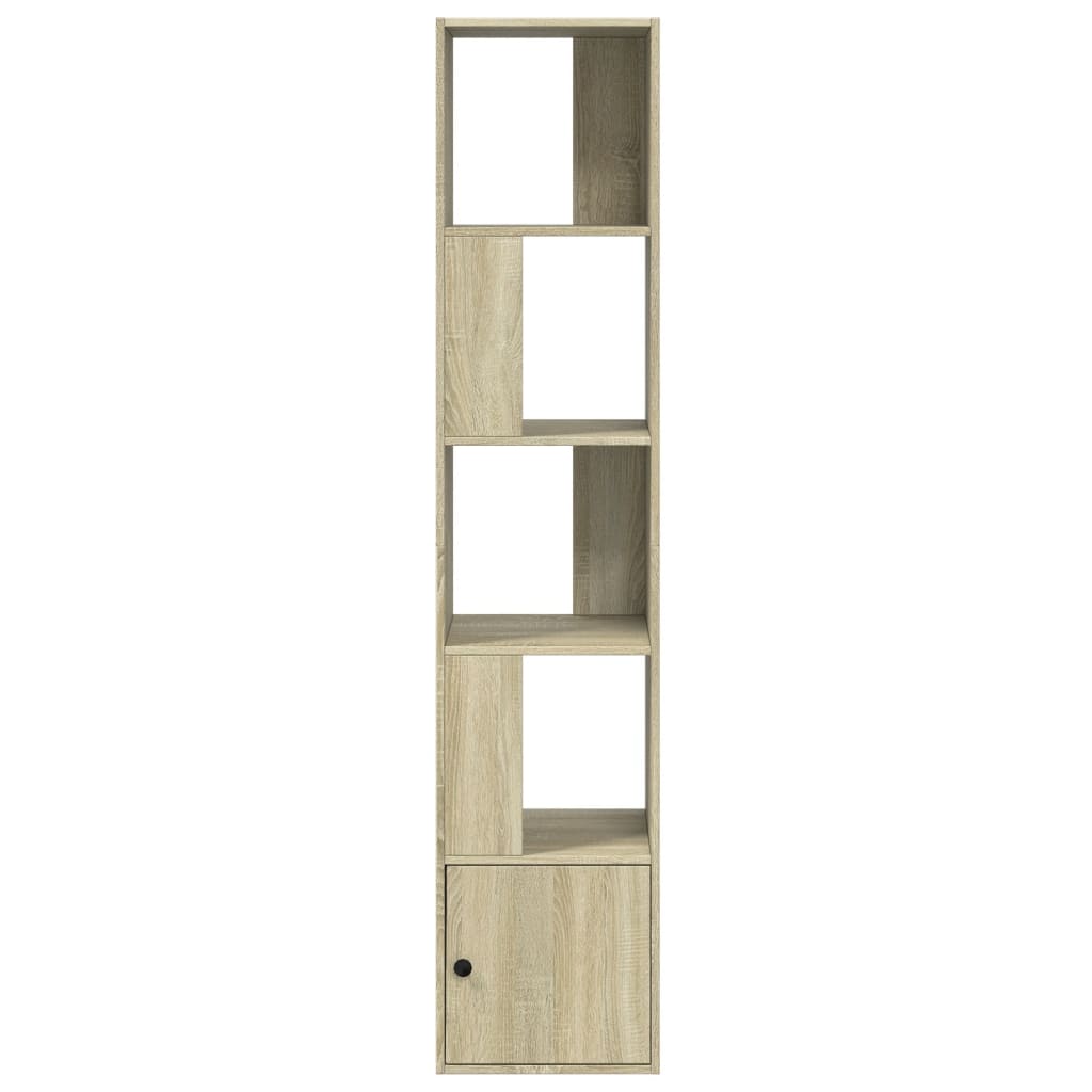 vidaXL Βιβλιοθήκη Sonoma Δρυς 40x36x189 εκ. από Επεξεργασμένο Ξύλο