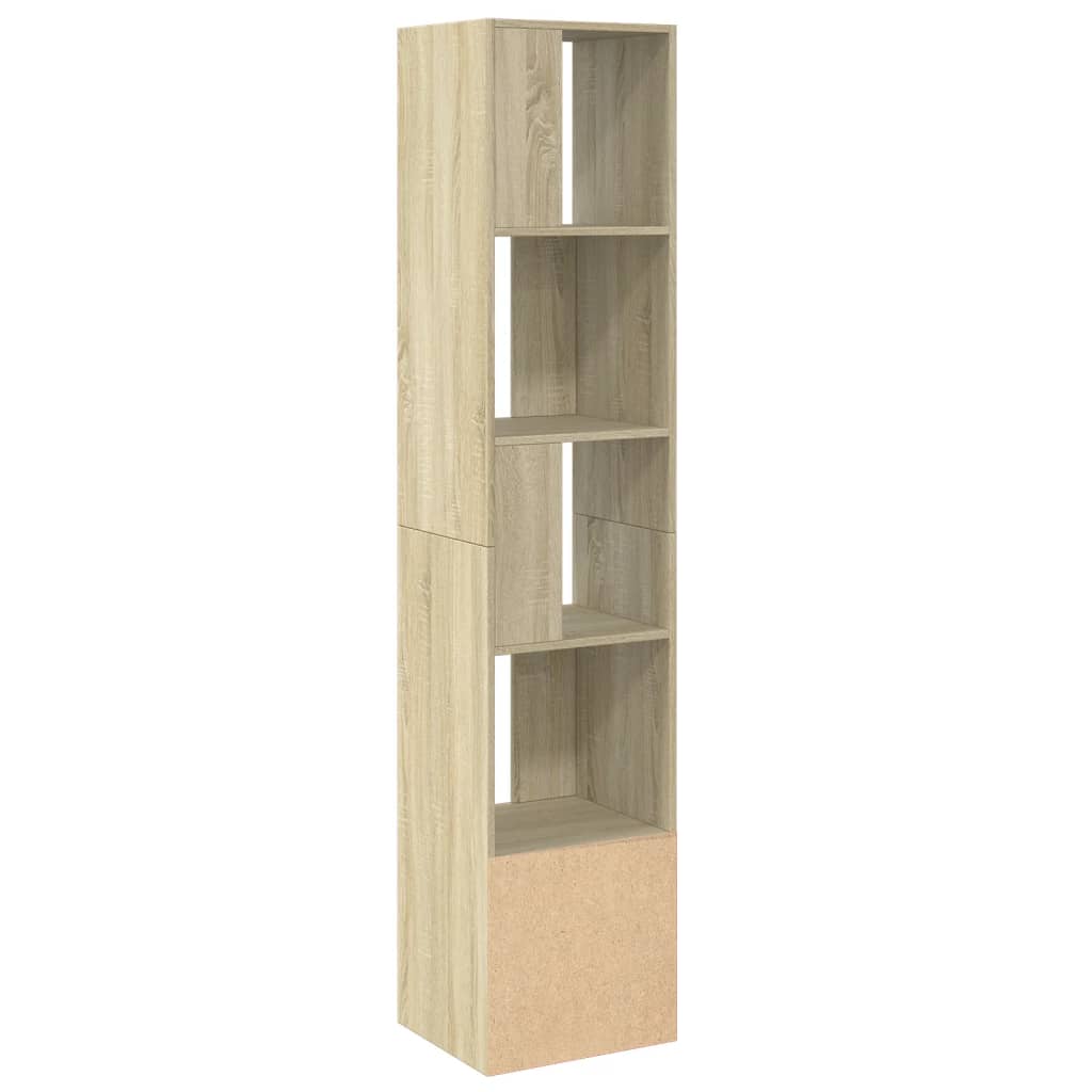 vidaXL Βιβλιοθήκη Sonoma Δρυς 40x36x189 εκ. από Επεξεργασμένο Ξύλο