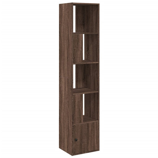 vidaXL Βιβλιοθήκη καφέ δρυς 40x36x189 εκ. από Επεξεργασμένο Ξύλο