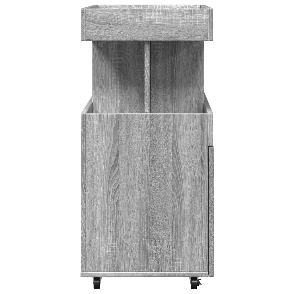 vidaXL Τρόλεϊ Μπαρ Γκρι Sonoma 50x41x89 εκ. Επεξ. Ξύλο