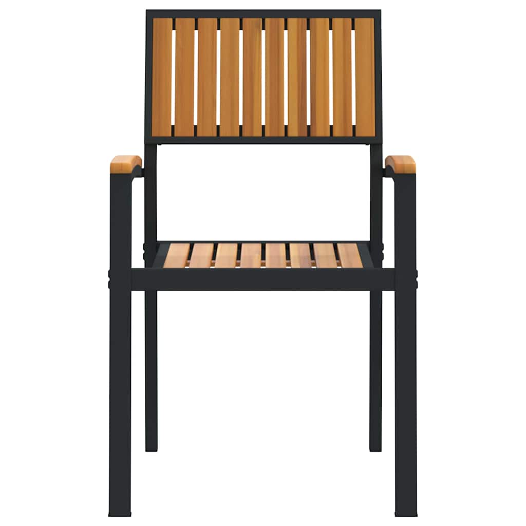 vidaXL Καρέκλα Κήπου 6 pcs Καφέ 56 x 57 x 87εκ. Μασίφ ξύλο ακακίας