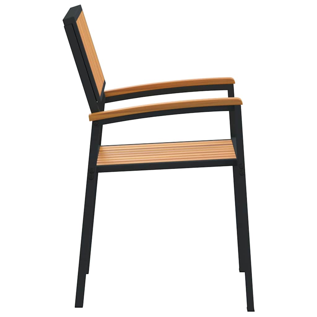 vidaXL Καρέκλα Κήπου 6 pcs Καφέ 56 x 57 x 87εκ. Μασίφ ξύλο ακακίας