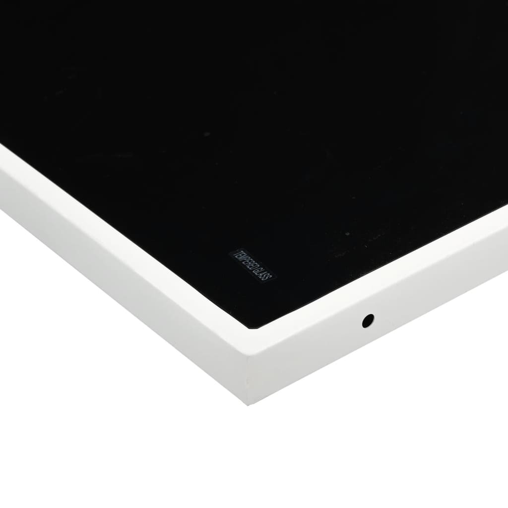 vidaXL Σετ Τραπεζαρίας Κήπου 11 τεμ. Λευκός από Textilene με Μαξιλάρια