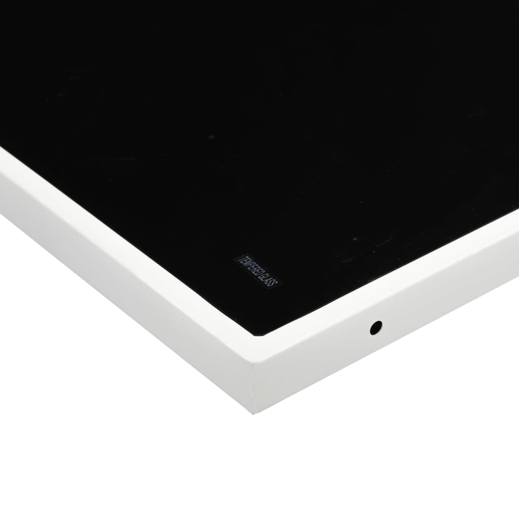 vidaXL Σετ Τραπεζαρίας Κήπου 11 τεμ. Λευκός από Textilene με Μαξιλάρια