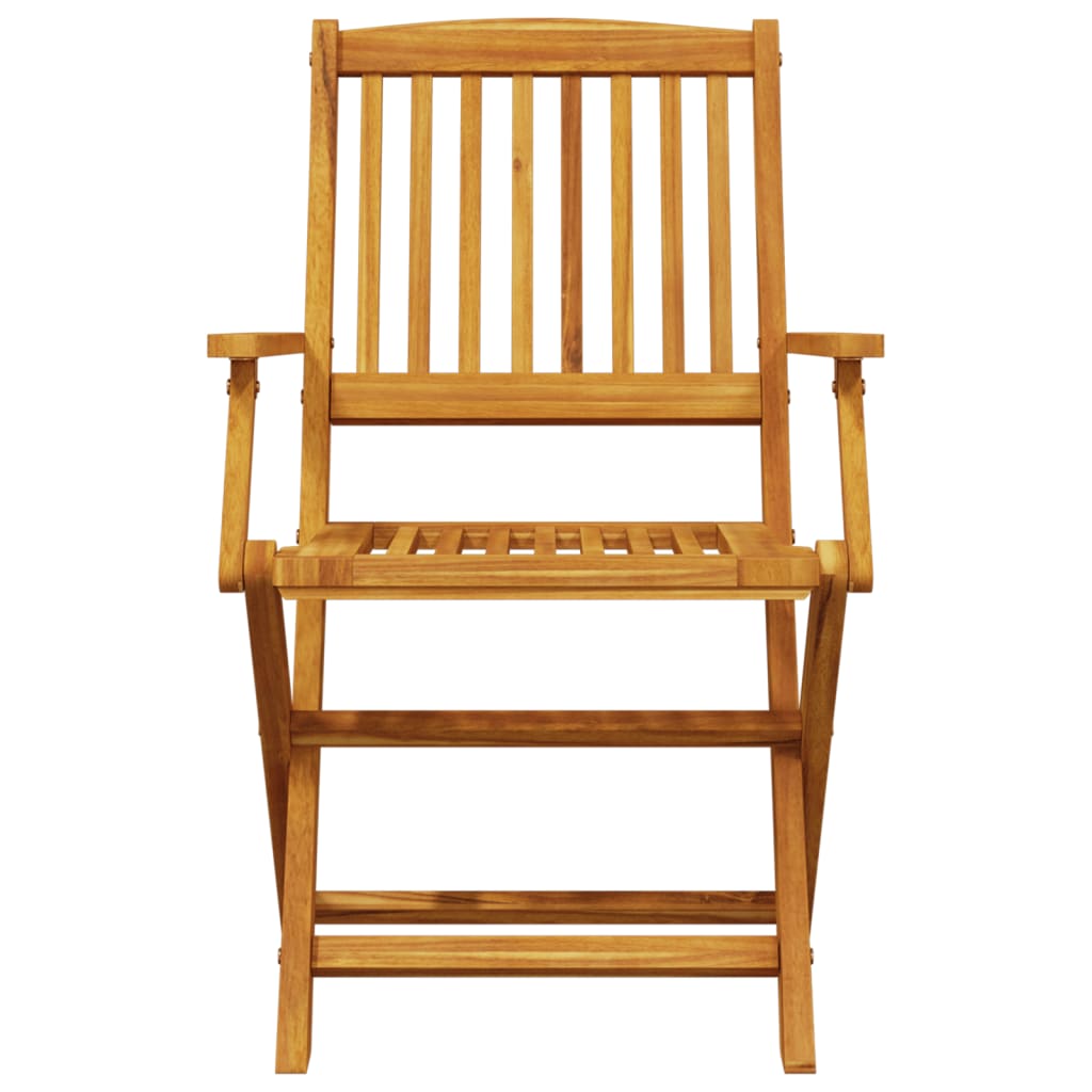 vidaXL Σετ Τραπεζαρίας Κήπου Πτυσσόμενο 5 Τεμ. από Μασίφ Ξύλο Ακακίας